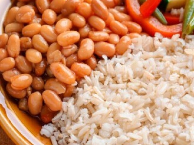 Arroz e feijão