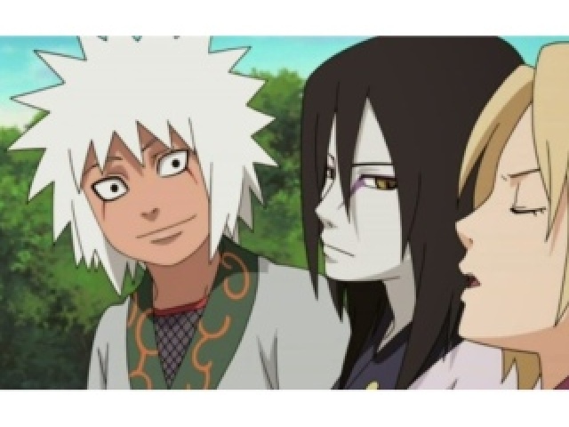 Jiraya, Orochimaru e Tsunade