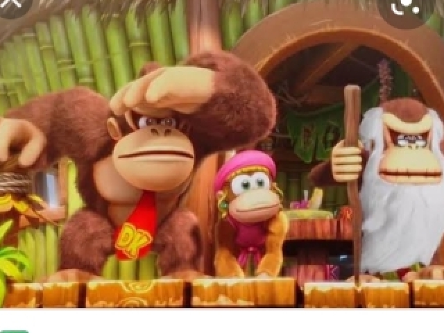 5: Diddy Kong, Donkey Kong, Mário, Luigi e o Yoshi