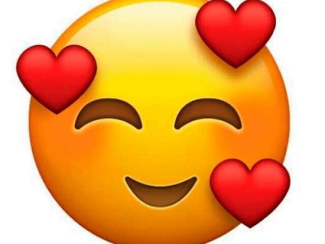 Emojis com corações em volta 🥰