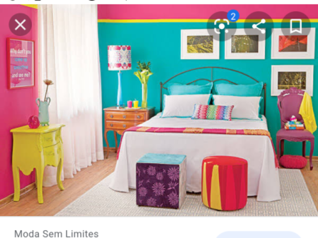 Quarto colorido