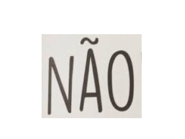 NÃO