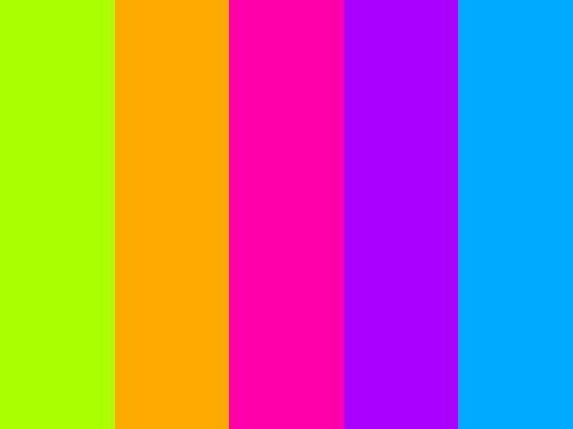 Cores neons