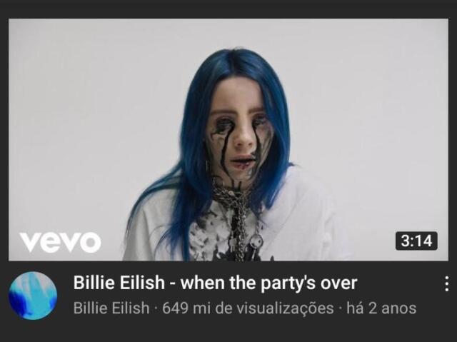 Billie Eilish - when the party's over