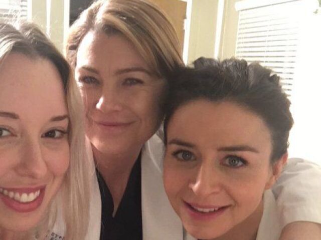 Ellen Pompeo é a suprema mas ela tbm ama a Caterina Scorsone