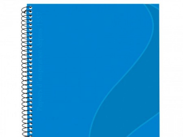 caderno azul