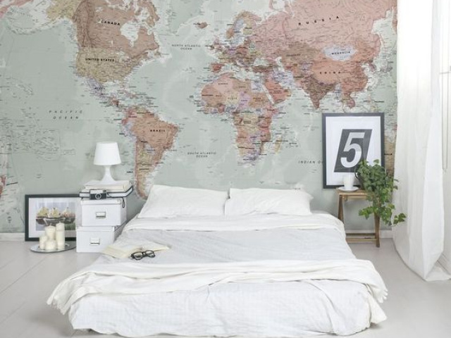 Papel de parede de mapa, adorei
