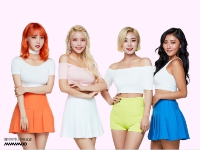 Meu outro grupo com 4 integrantes favorito mamamoo!!!