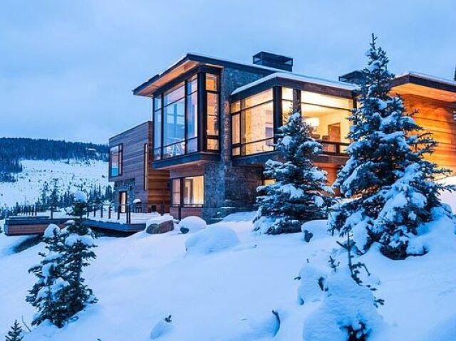 Sua casa seria na neve ;)
