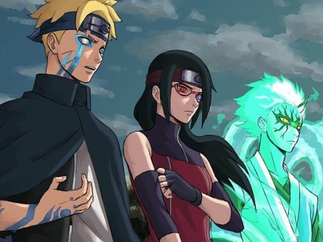 Konohamaru, Boruto, Sarada e Mitsuki