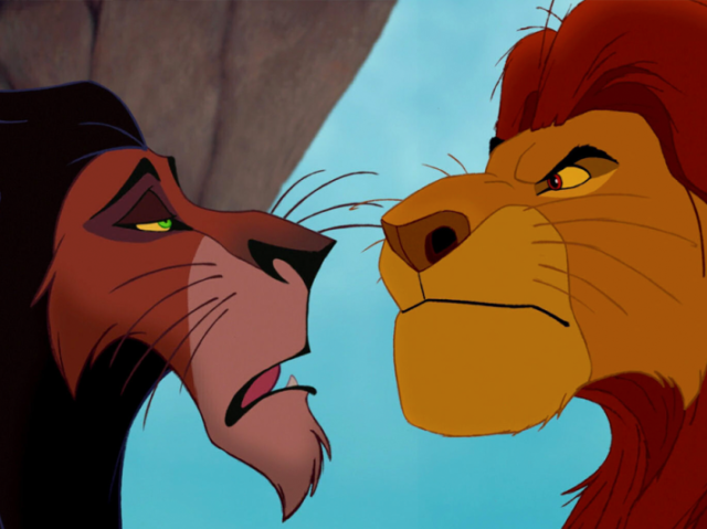 Mufasa e Scar