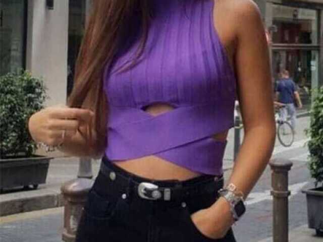 Top roxo