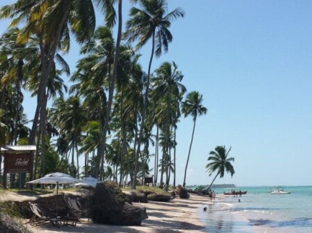 Uma praia pra brincar bastante