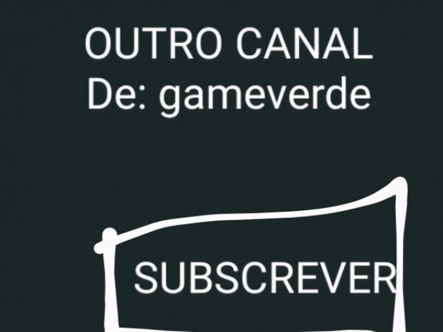 VOCÊ TEM OUTRO CANAL? RESPOSTA: TENHO