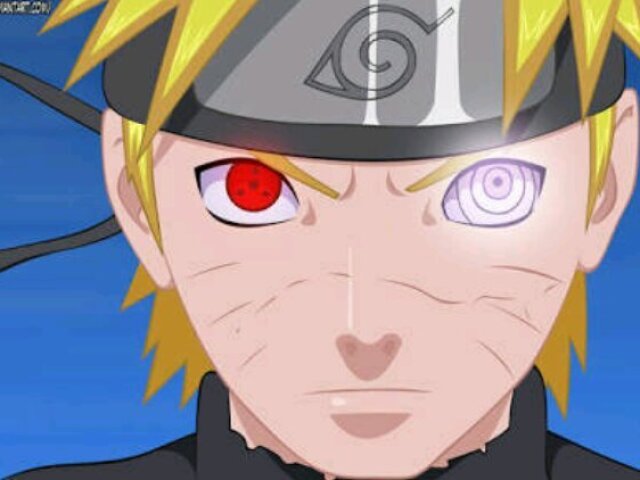 Naruto Uzumaki com Rinnegan e Sharingan