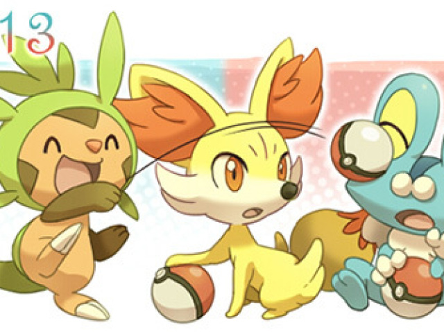 chespin,fennekin e froakie