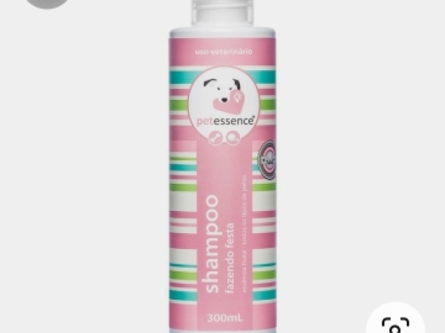 Shampoo do pet shop