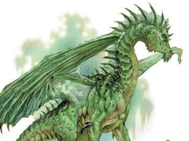 Welsh green, dragão