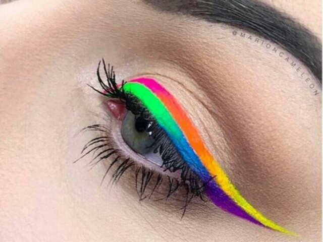 ⭐ • maquiagem neon