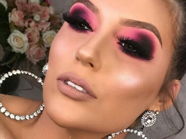 💕 • maquiagem pink
