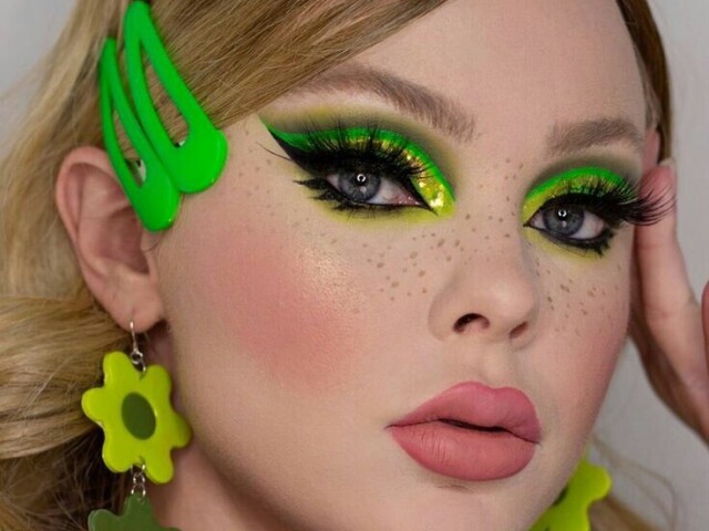 🍏 • maquiagem verde