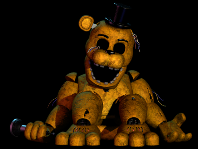 Whitered Golden Freddy