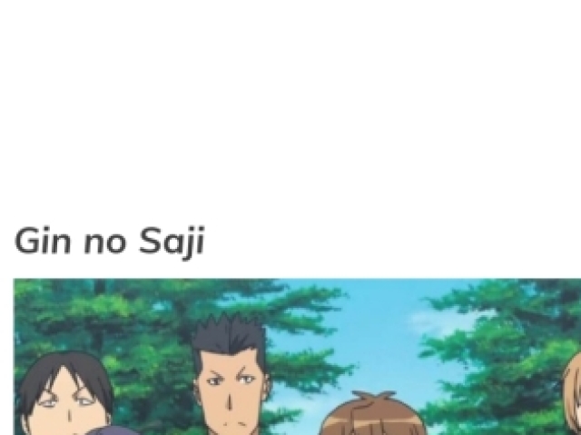 Gin no Saji