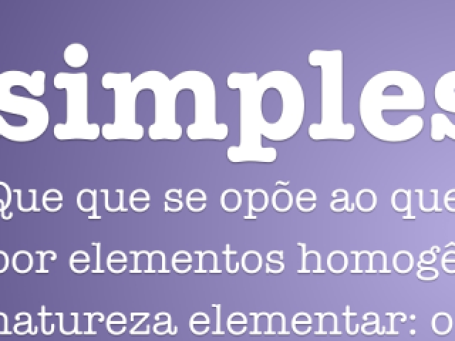 SIMPLISINHO, NÉ?!.