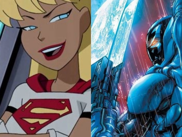 Supergirl e Besouro Azul
