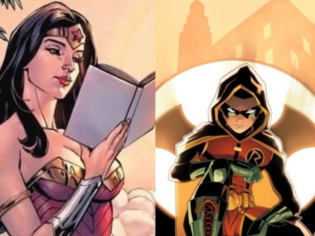 Mulher-Maravilha e Robin