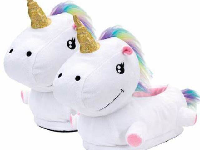 pantufa de unicornio