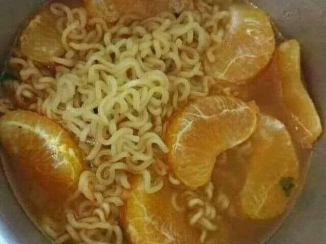 cupnoodles de laranja hmmmm