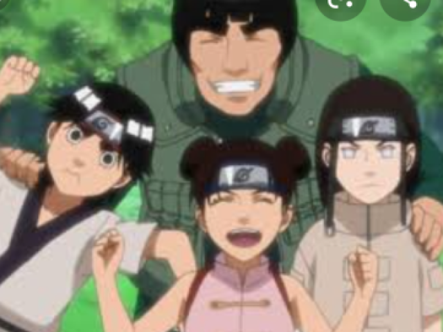 ROOK LEE, TENTEN, NEJI, GUY.