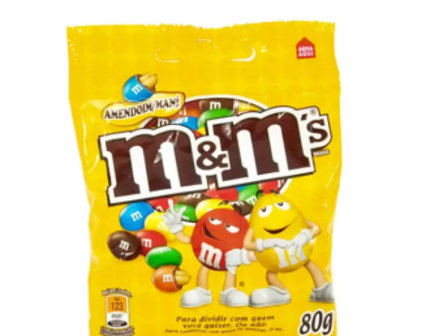 M&M's com Amendoim