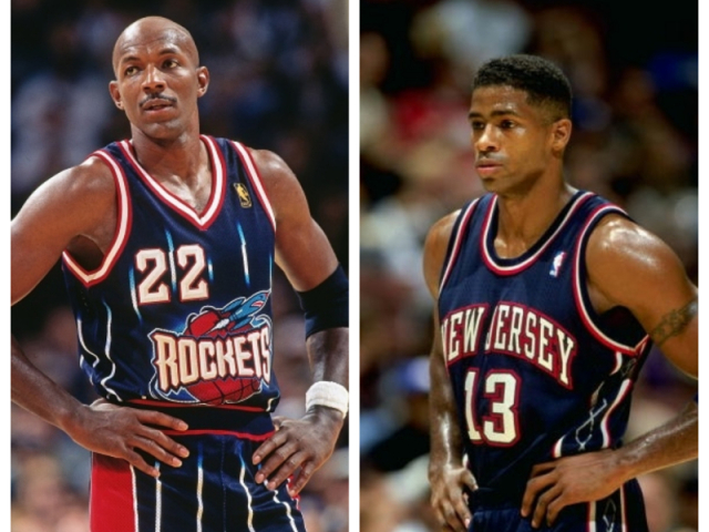 Kendall Gill e Clyde Drexler