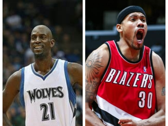 Kevin Garnett e Rasheed Wallace