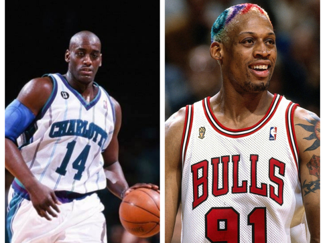 Dennis Rodman e Anthony Mason