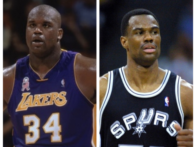 Shaquille O´Neal e David Robinson