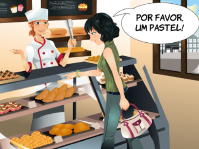 Por favor, um pastel!