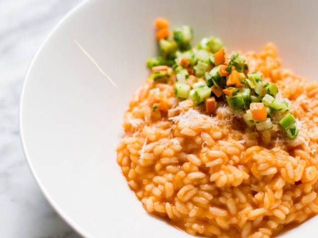 risoto de tomate