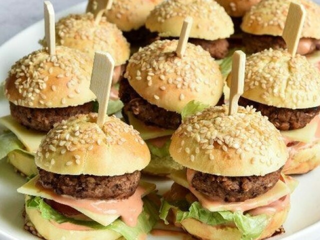 Mini hamburguers