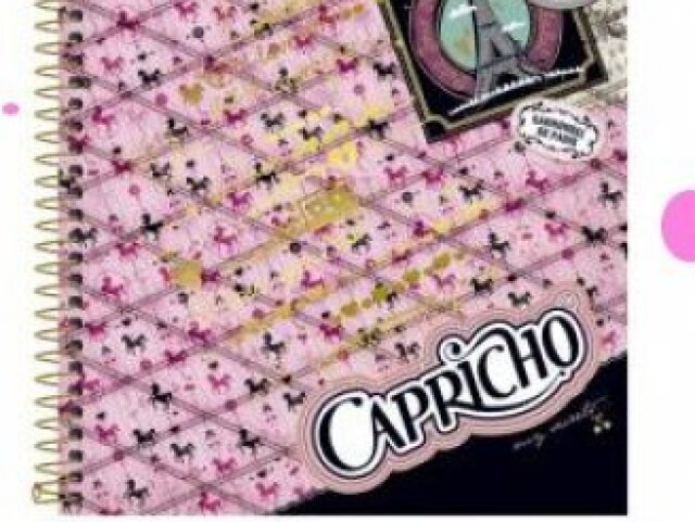 Caderno Capricho Paris muito fofo