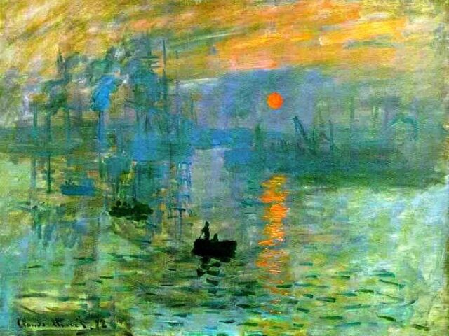 Impressão, nascer do Sol - Monet