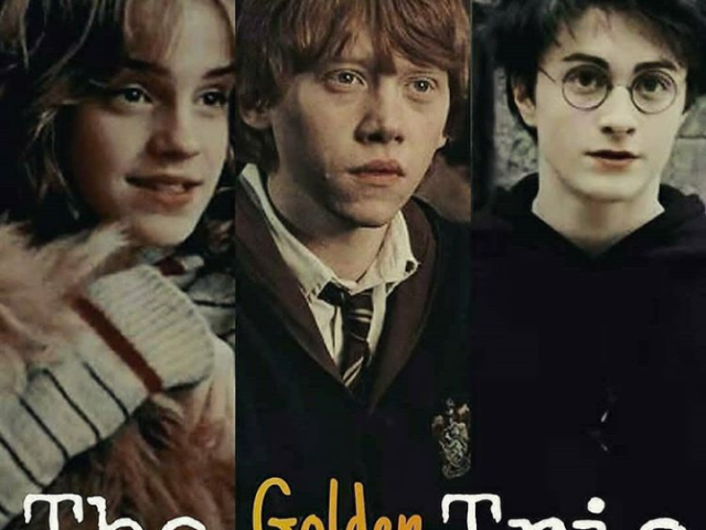 Golden Trio/Trio de Ouro
(Harry,Ron e Hermione