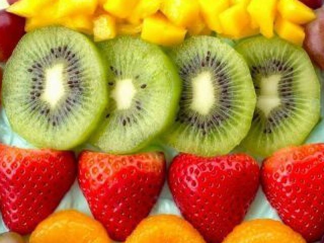 Morango e kiwi 🍓🥝