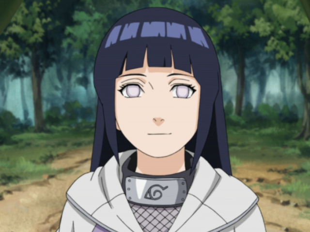 Hinata, pois ela é timida mais ao mesmo tempo forte e eu gosto do byakugan!