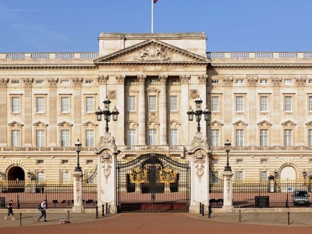 Palácio de Buckingham, Inglaterra.