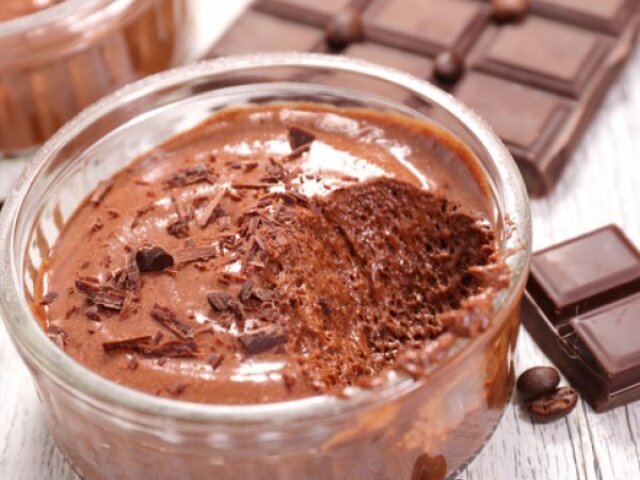 mousse de chocolate