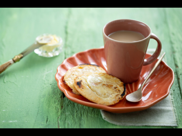 Café com uma torrada