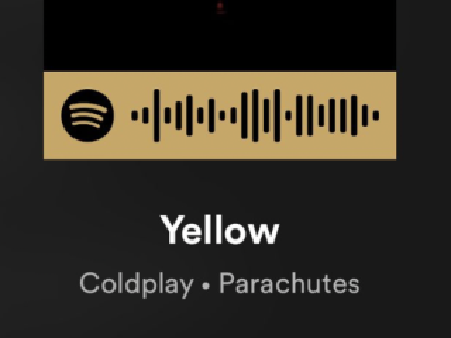 yellow- coldplay